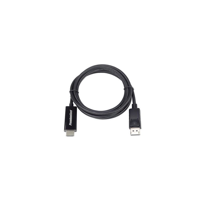 PremiumCord KPORTADK04-03 video kabeļu aksesuārs 3 m DisplayPort HDMI Melns