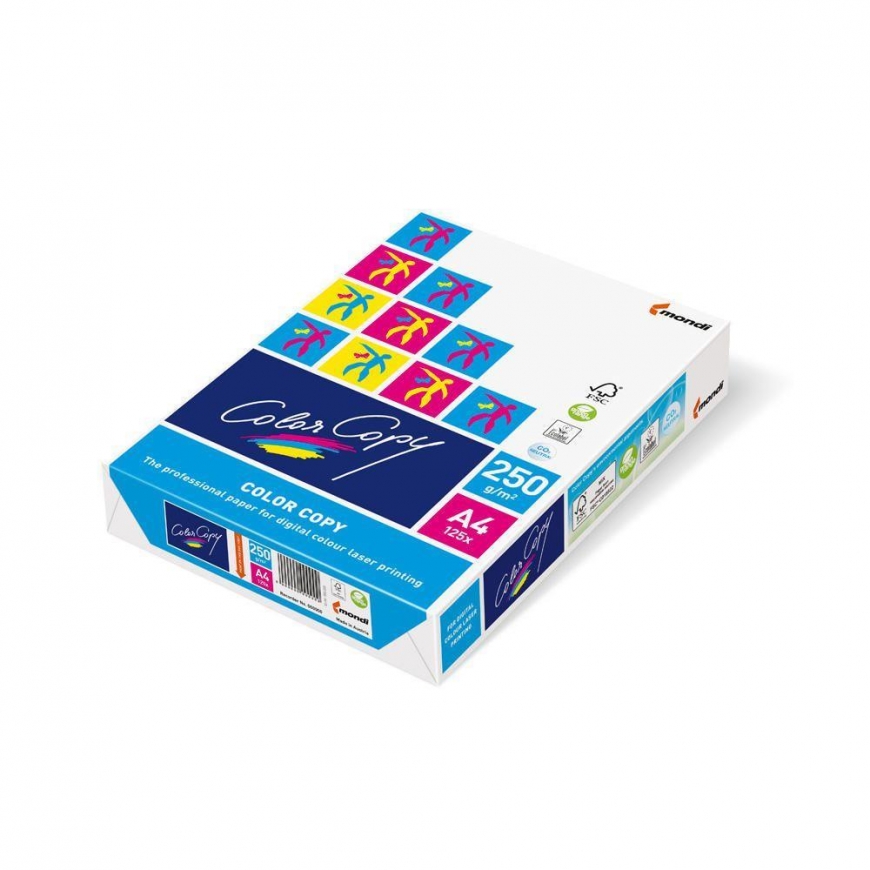 Igepa Mondi Papier ksero spalvota kopija A4 250 g 125 arkuszy – 2