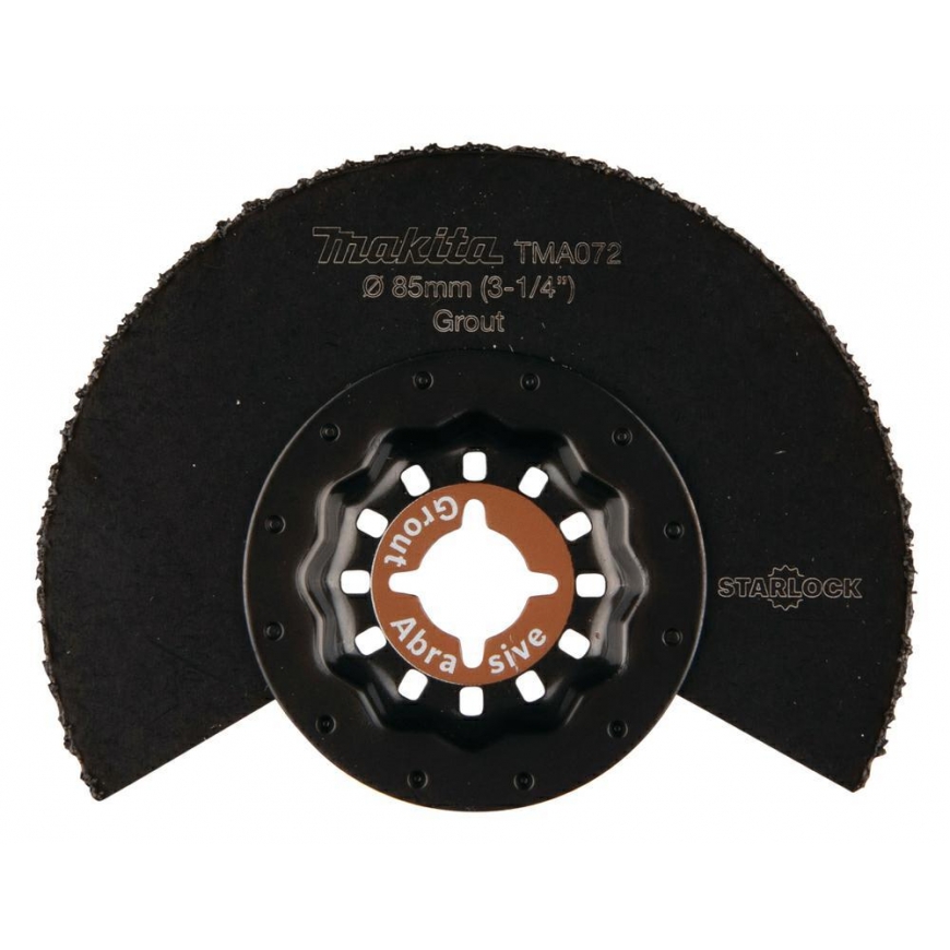 Makita B-65056 Multitool segment blade HM 85mm TMA072 HM GRIT 40, STARLOCK, for bricks, galist, glass fabric – 2