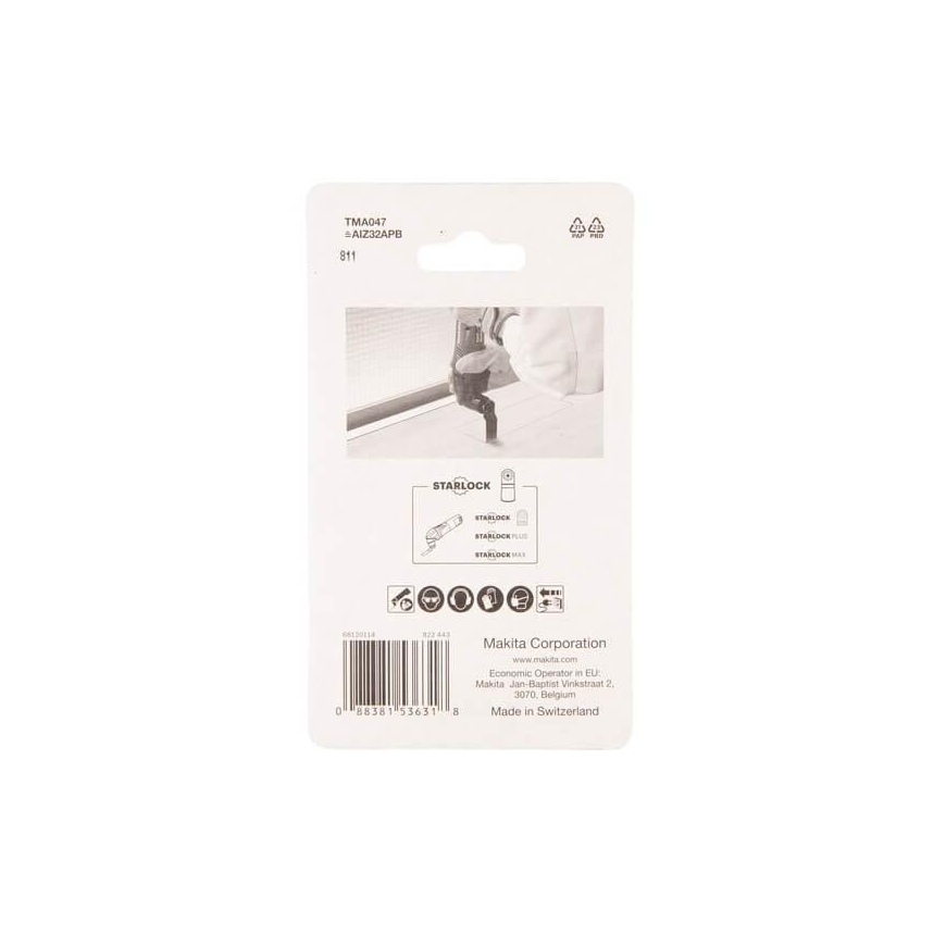 Makita B-64814-5 Įgilinamieji pjovimo diskai 32mm TMA047 BIM, STARLOCK, Medis & Metalas , 5Vnt – 4