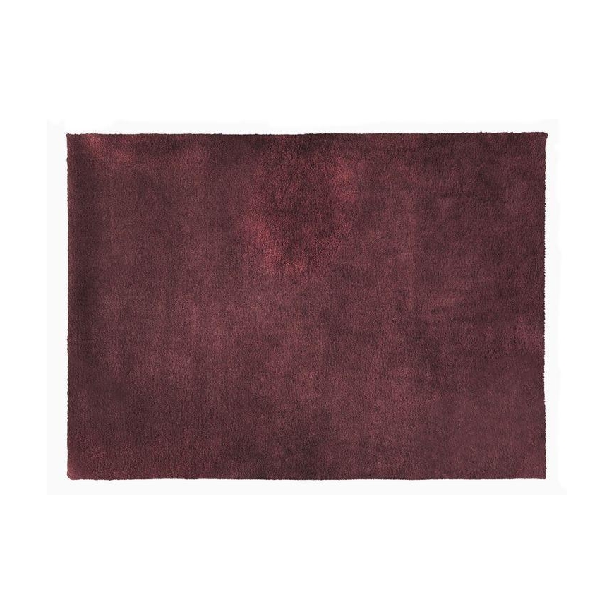 Eurofirany EMILIO decorative rug with fur structure, 60X90 cm, color: burgundy – 2