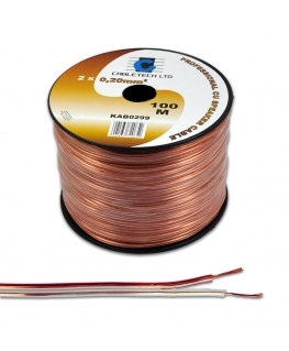 Cabletech KAB0315 speaker cable 1.0mm (100m reel)