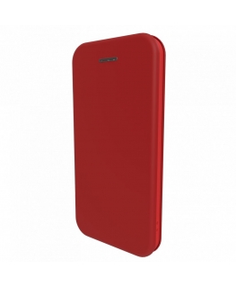 Evelatus Samsung Galaxy A6 Plus 2018 Book Case Wine Red