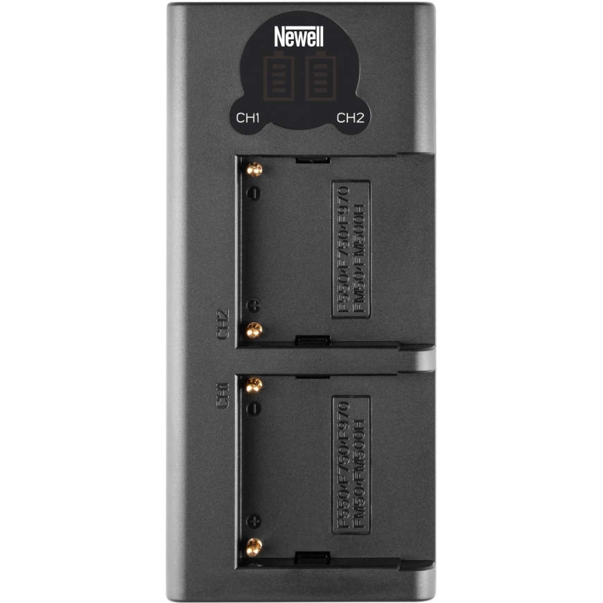 Newell Camera Charger Newell DL-USB-C Dual Channel Charger for NP-F550/770/970 Batteries