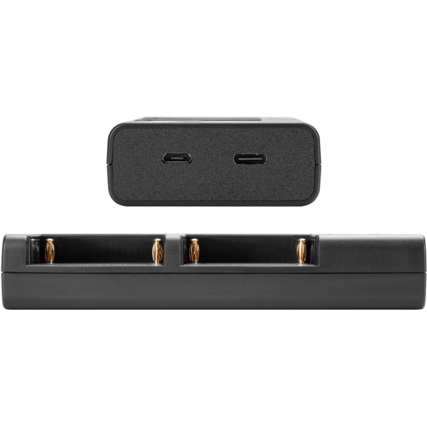 Newell fotoaparato įkroviklis Newell DL-USB-C dviejų kanalų įkroviklis NP-F550 / 770/970 akumuliatoriams – 2