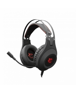 White Shark Wildcat Headset Wired Head-band Gaming USB Type-A Black