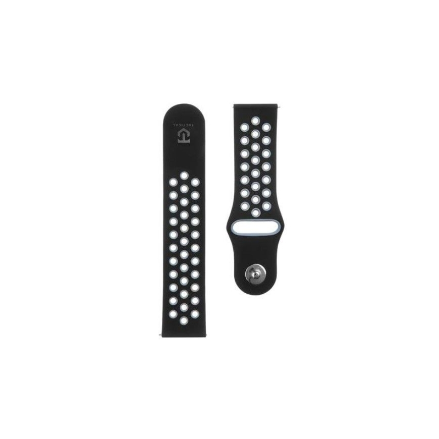 Tactical Double Silicone Band 22mm Black