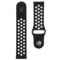 Tactical Double Silicone Band 22mm Black