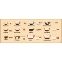 Supe Deskmat Coffee mouse mat, 92 x 36 cm Supe Deskmat Coffee mouse mat, 92 x 36 cm