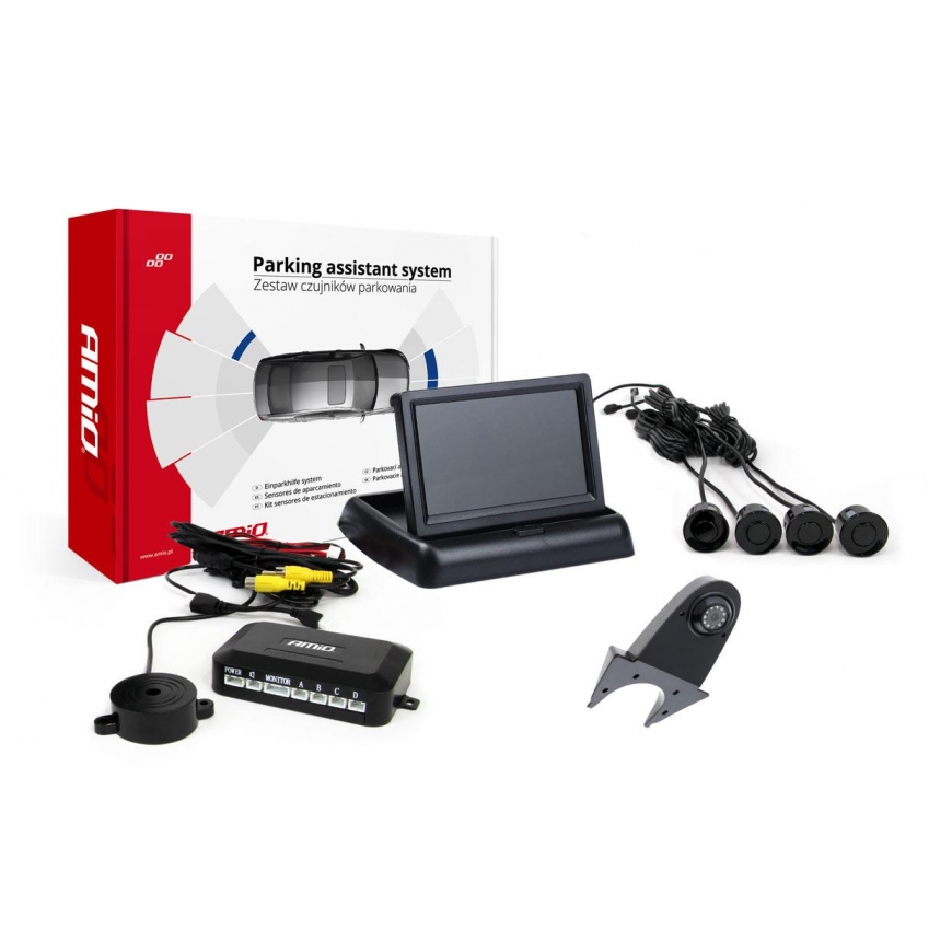 Amio Parking sensor kit tft02 4
