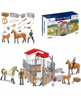 Woopie VUOPIS 18 el Figurko Koni award stable set.