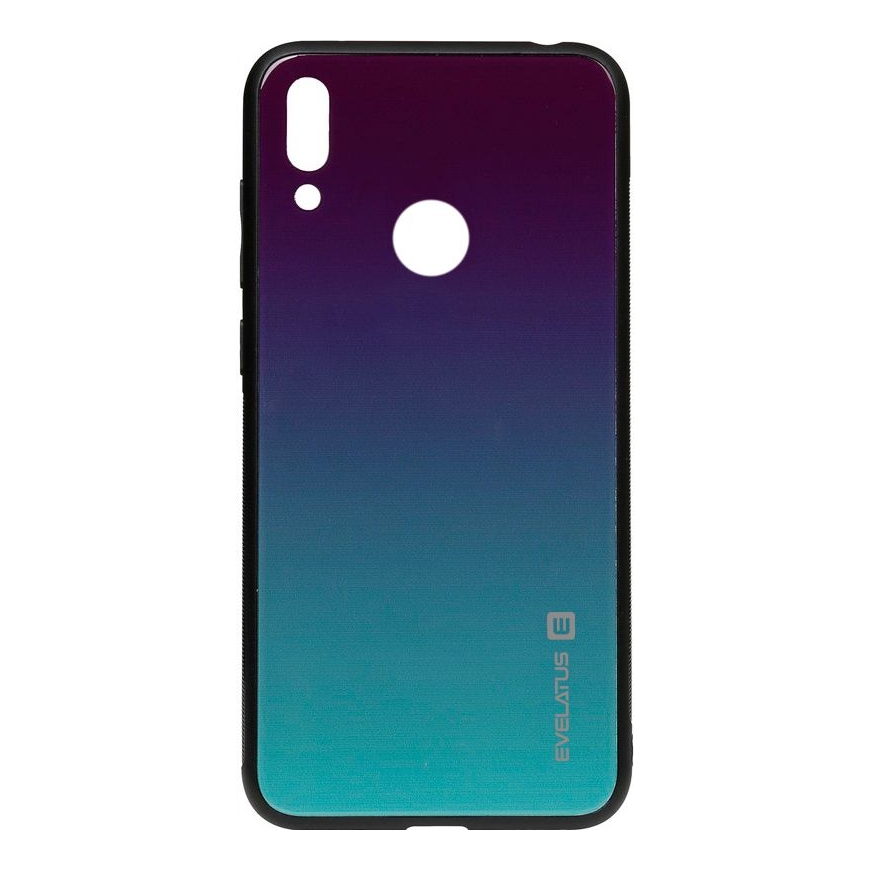Evelatus Huawei Y7 2019 Gradient Glass Case 3 Under Water