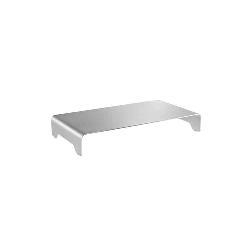 Laikiklis „Powerton“ monitoriaus pagrindas, modernus minimalistinis designas, sidabrinis, aliuminis, 10 kg krovumo, „Powerton“, – 2