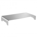 Bracket Powerton monitor base, modern minimalist design, silver, aluminum, 10 kg capacity, Powerton, ergo Bracket Powerton monitor base, modern minimalist design, silver, aluminum, 10 kg capacity, Powerton, ergo