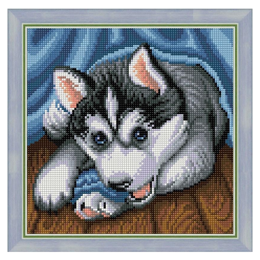 Beldizart Diamond painting kit Husky 25х25cm AZ-1621 – 2