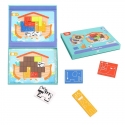Tooky Toys Medinė magnetinė dėlionė vaikams 26 vnt. - Nojaus arka Tooky Toy Tooky Toys Medinė magnetinė dėlionė vaikams 26 vnt. - Nojaus arka Tooky Toy