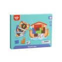 Tooky Toys Wooden magnetic puzzle for children 26 pcs. - Noah's Ark Tooky Toy