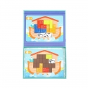 Tooky Toys Wooden magnetic puzzle for children 26 pcs. - Noah's Ark Tooky Toy