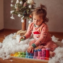 Tooky Toys Wooden magnetic puzzle for children 26 pcs. - Noah's Ark Tooky Toy