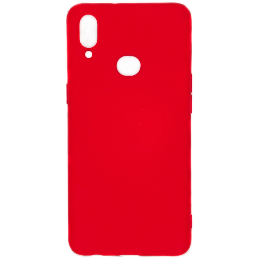 Evelatus Samsung Galaxy A10s Nano Silicone Case Soft Touch TPU Red