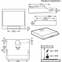 Electrolux LFU215W -liesituuletin, valkoinen, 50 cm