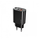 Usams US-CC121 Wall Charger 20W with 2 prts USB-C Plug (Type-C) PD3.0 Fast Charging and USB Quick ch Usams US-CC121 Wall Charger 20W with 2 prts USB-C Plug (Type-C) PD3.0 Fast Charging and USB Quick ch