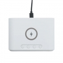 CP FM1 15W FM Radio & Alarm Clock Thermometer Wireless Magsafe Qi Charger for Smartphone etc White CP FM1 15W FM Radio & Alarm Clock Thermometer Wireless Magsafe Qi Charger for Smartphone etc White