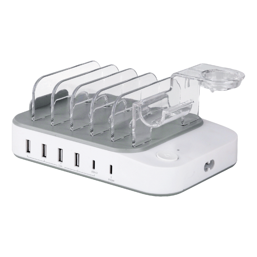 Deltaco USB charging station DELTACO 4x