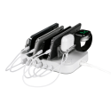 USB charging station DELTACO 4x USB-A, 2x USB-C, 50 W, white / DPS-0203 USB charging station DELTACO 4x USB-A, 2x USB-C, 50 W, white / DPS-0203
