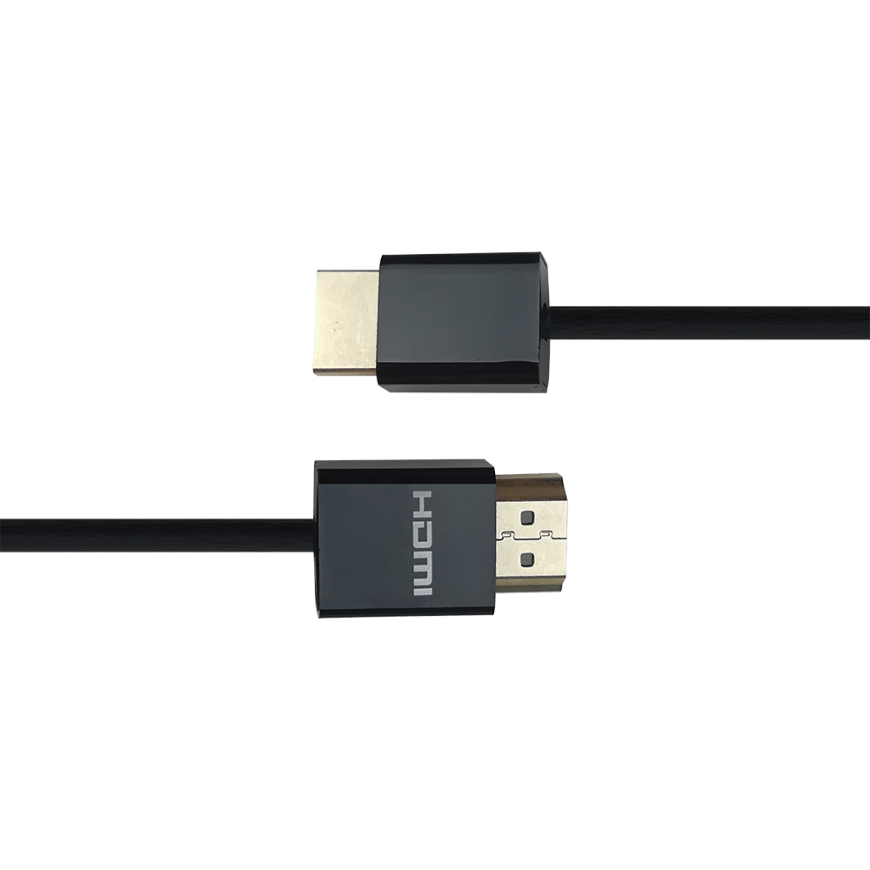 Itin plonas HDMI laidas DELTACO 4K UHD, 2m, juodas / 00100018 – 3