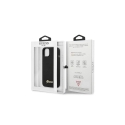 GUESS Hardcase Script Gold Logo Back Cover, Apple, iPhone 13, Black, 6.1 "