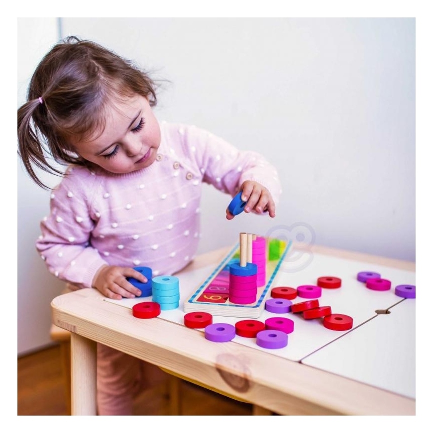 Children's educational wooden blocks - Learning to count Woopie – 8