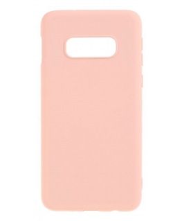 Evelatus Samsung Galaxy S10e Nano Silicone Case Soft Touch TPU Beige