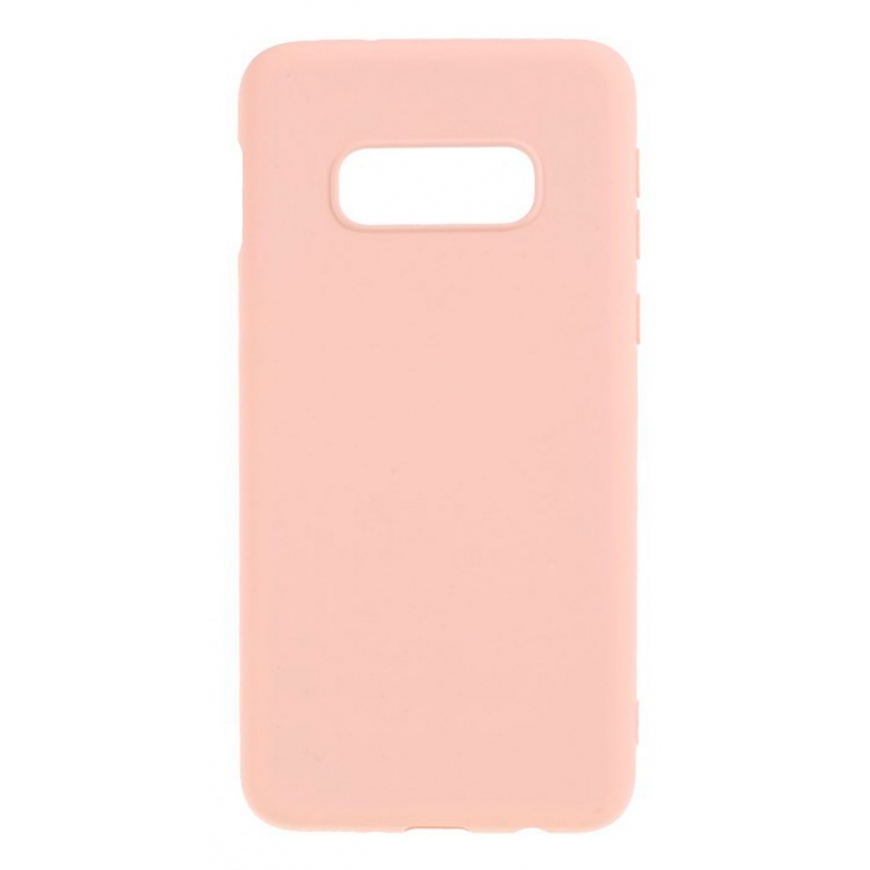 Evelatus Samsung Galaxy S10e Nano Silicone Case Soft Touch TPU Beige