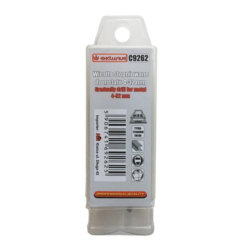 Žingsninis grąžtas „RICHMANN" 4 - 32 mm – 2
