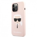 Karl Lagerfeld KLHCP13LSLKHLP iPhone 13 Pro / 13 6.1 quot light pink / light pink hard case Silicone