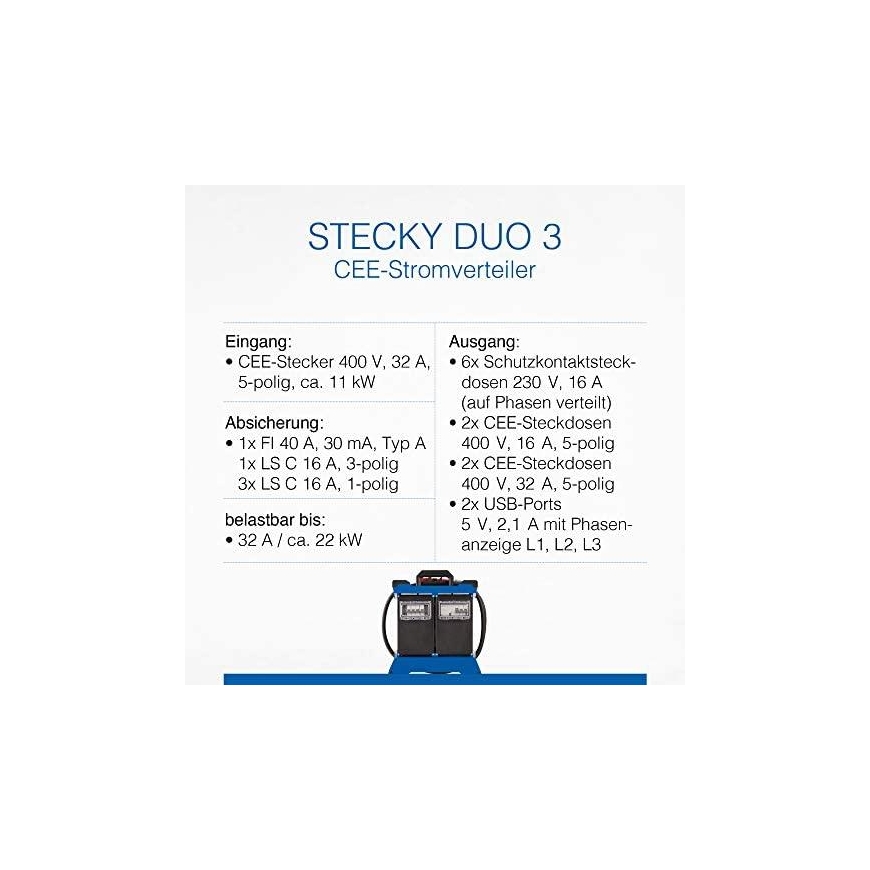 Elektros paskirstymo dėžė AS-SCHWABE Stecky DUO 3 – 6