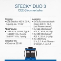 Elektros paskirstymo dėžė AS-SCHWABE Stecky DUO 3 Elektros paskirstymo dėžė AS-SCHWABE Stecky DUO 3