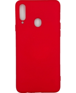 Evelatus Samsung Galaxy A20s Nano Silicone Case Soft Touch TPU Red
