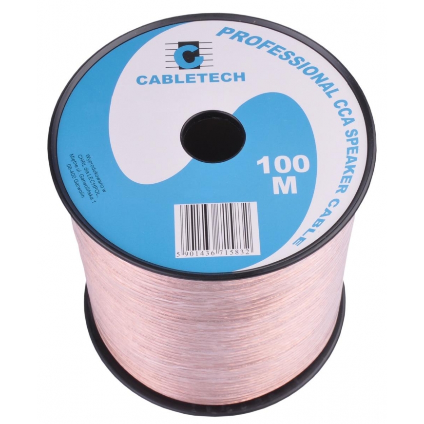 Cabletech Kolonėlių kabelis CCA 0.75mm 100m