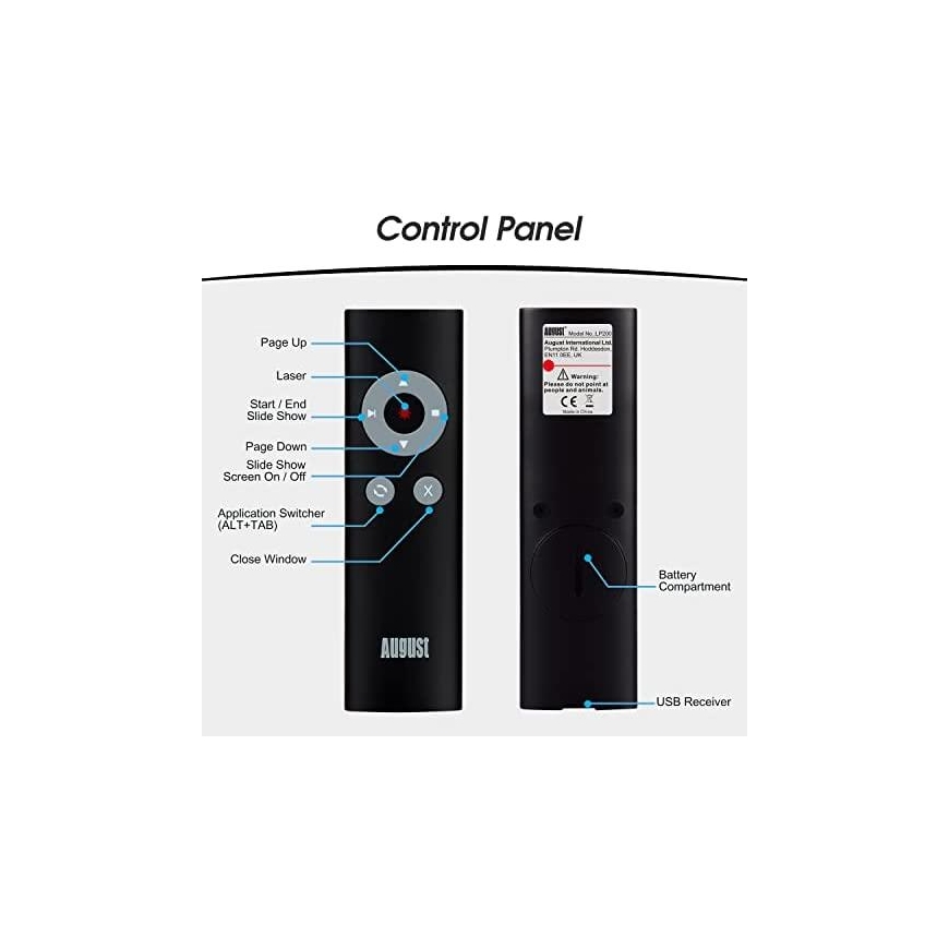 August LP200 Presenter with Laserpointer – 6