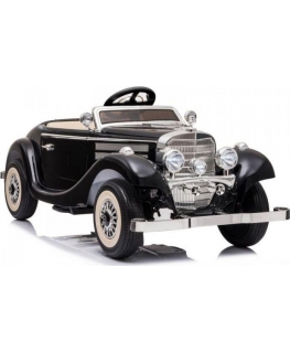 Lean Cars Double electric car for children Retro Mercedes Benz 540K 4x4 - A200, black
