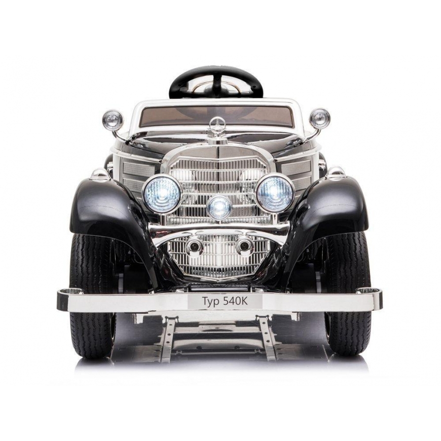 Lean Cars Double electric car for children Retro Mercedes Benz 540K 4x4 - A200, black – 4