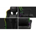 HUZARO FORCE 2.5 RGB MESH SPĒĻU KRĒSLS HUZARO FORCE 2.5 RGB MESH SPĒĻU KRĒSLS