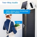 Arenti GO1+SP1 Wi-Fi Battery Camera With Solar Panel