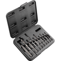 Neo Broken screw puller set M2 - M7.5 5 pcs. + drills (09-609) Neo Broken screw puller set M2 - M7.5 5 pcs. + drills (09-609)