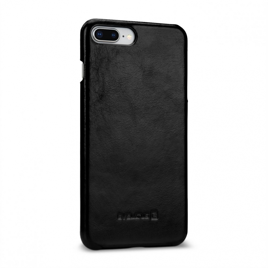 Evelatus Apple iPhone 7 / 8 Plus Leather Case Vintage Black