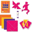 Puzzle Promatek PROMATEK Tangram Puzzle - 1977 Puzzle Promatek PROMATEK Tangram Puzzle - 1977