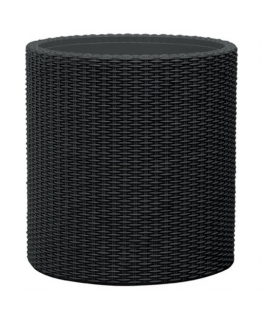 Keter Donica Curver Keter large CYLINDER PLANTER anthracite