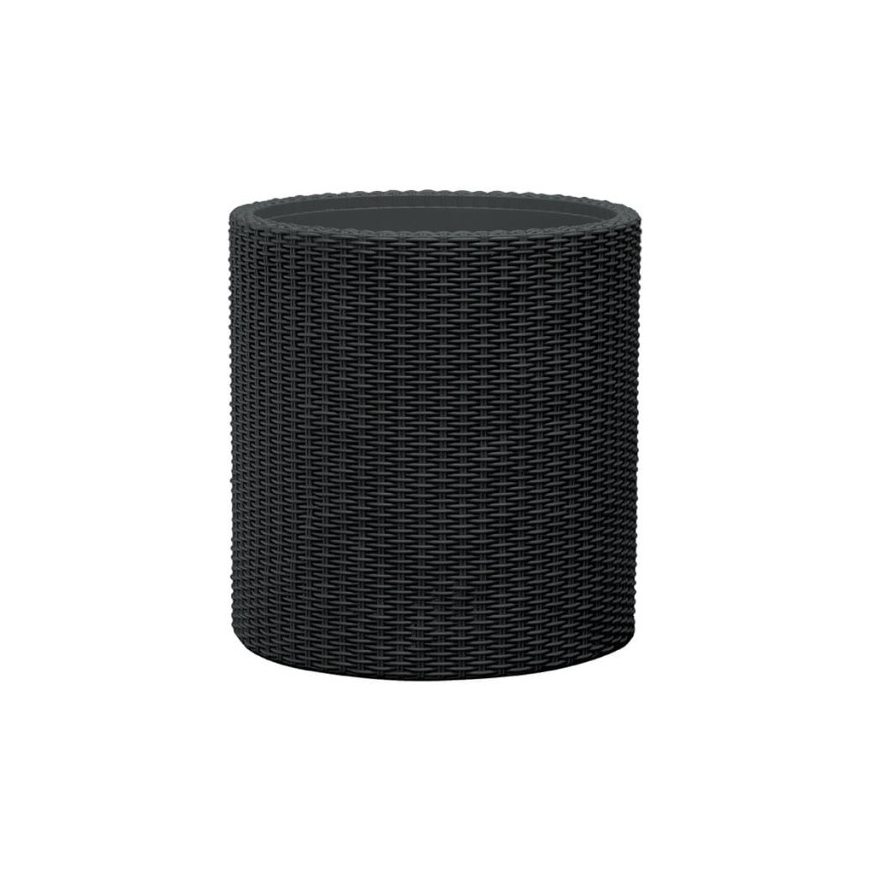 Keter Donica Curver Keter large CYLINDER PLANTER anthracite